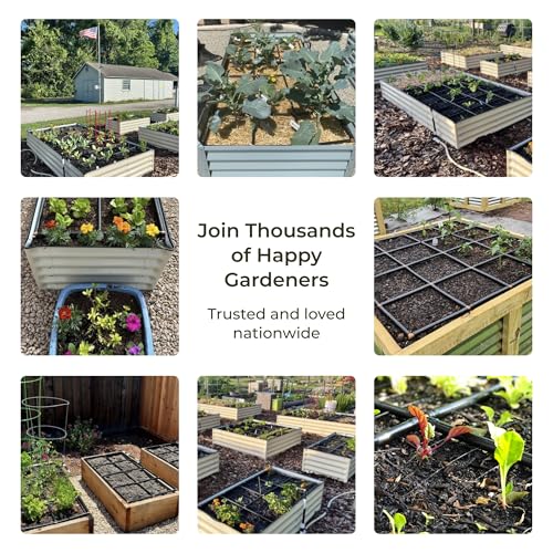 Garden Grid 2x6 | Garden Watering System for Raised Beds | Pre-Assembled - size: 2x6, style: Standard
