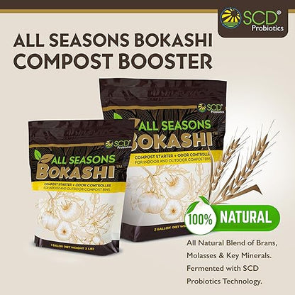 SCD Probiotics Bokashi Compost Starter, Accelerator, Odor Reducer - 6 lb - size: 6.6 lb (3 Pack)