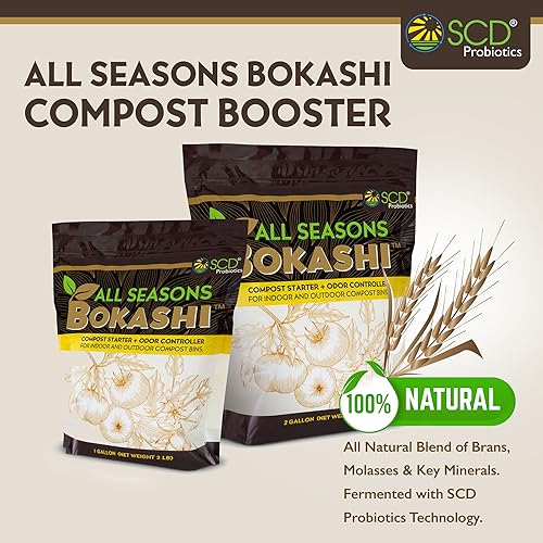 SCD Probiotics Bokashi Compost Starter, Accelerator, Odor Reducer - 6 lb - size: 6.6 lb (3 Pack)