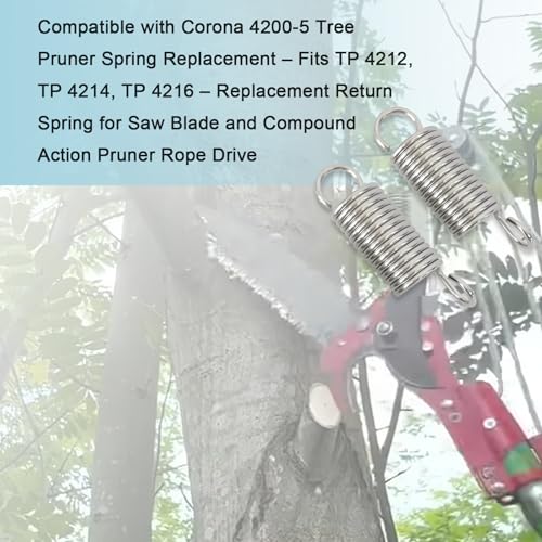 2 Pack 4200-5 Spring Compatible with Corona 4200-5 Tree Pruner Spring - size: 4200-5