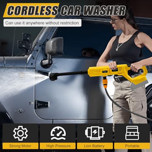 Cordless Portable Car Cleaning Tool Compatible with DeWalt 20V Battery