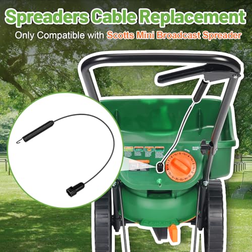 Control Cable Compatible with Scotts Turf EdgeGuard Mini Spreader - size: Mini