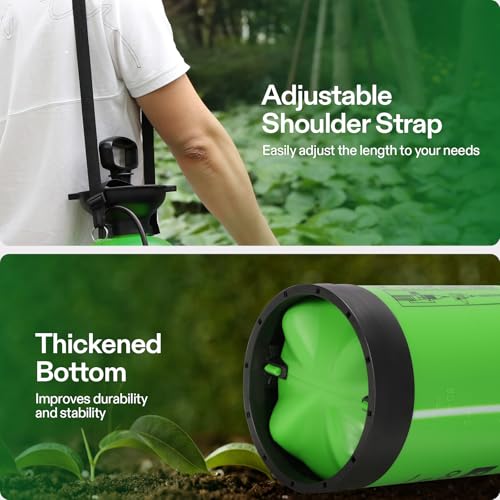 VIVOSUN 1.35-Gallon Pump Pressure Sprayer (Pack of 2) - color: Green, size: 1.35 Gallons (Pack of 2)