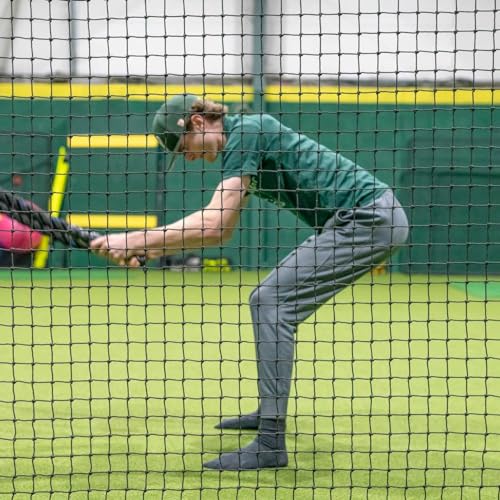 Baseball Backstop Nets | Professional Grade Sports Netting Available in 82 Sizes - 100% Weatherproof with Overlocked Edges - size: 10' x 24'