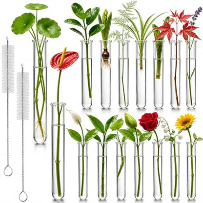 Test Tubes for Plants 16 Pack 20ml Acrylic Tubes