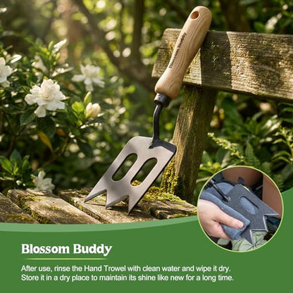 Stainless Steel Garden Hand Spork for Digging, Weeding, Loosening Soil - size: 29.5CM Garden Spork