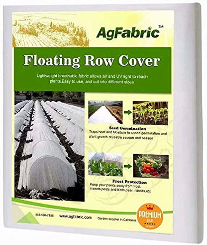 Agfabric Plant Covers Freeze Protection 10'x12' 0.55oz Frost Blankets for Plants Plant Frost Protection Covers Garden Winter Frost Pests Protection,White - color: White, size: 0.55oz-10'*12'