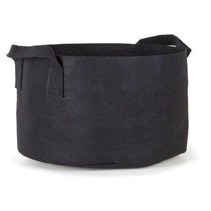 247Garden 5-Pack 40-Gallon Aeration Fabric Pot/Plant Grow Bag w/Handles (260 GSM, Black, 17H x 26.5D) - color: Black, size: 40 Gallon