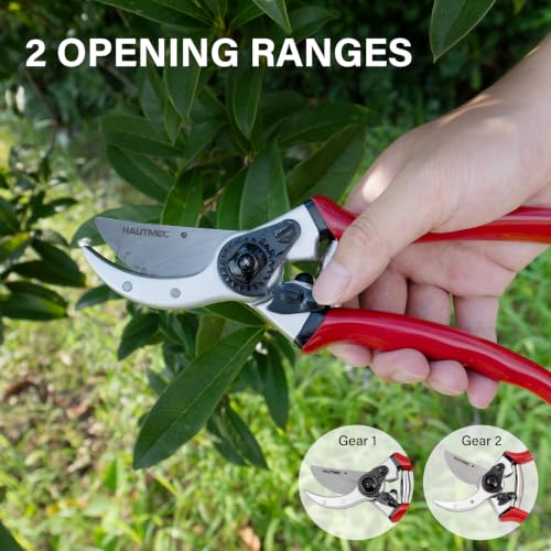 HAUTMEC Pro Loppers Hedge Shears & Pruners Combo Set 3-Piece Garden Pruning Shears Hedge Clippers,Heavy Duty Tree & Shrub Kit for Yard, Lawn & Garden, Professional Branch Cutter Tree Trimmer,HT0462 - color: 3pcs Lopper Set