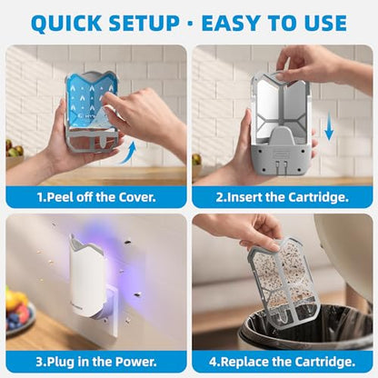 Nymrix Flying Insect Trap, Plug-in Indoor Fly Trap for Fruit Flies & Gnats