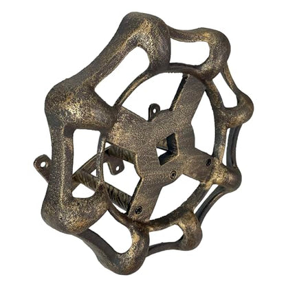 Zeckos Garden Hose Holder Faucet Spigot 11 Inch Cast Iron Bronze - color: Spigot - Bronze