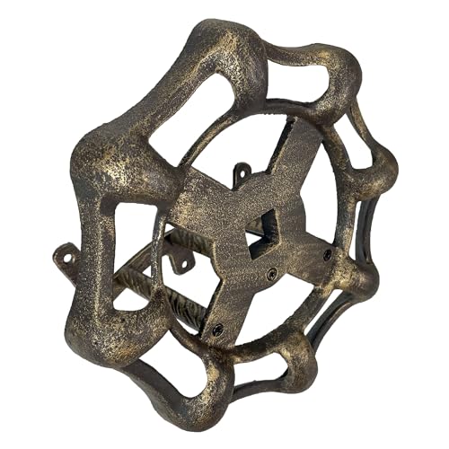 Zeckos Garden Hose Holder Faucet Spigot 11 Inch Cast Iron Bronze - color: Spigot - Bronze