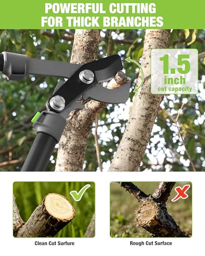 WORKPRO Extendable Bypass Lopper for Gardening, 25-37" Branch Cutter - size: 1PC- 25"-37" Lopper