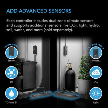 AC Infinity Outlet AI, Environment Controller, Smart WiFi Power Strip - style: 4 Plugs