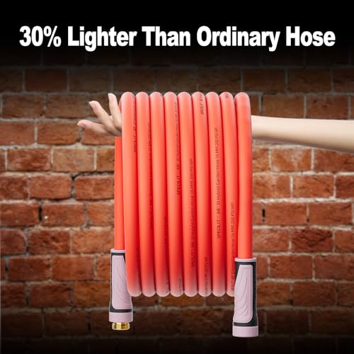SPECILITE Garden Water Hose 75 ft x 5/8" with 360° Rotating Grip, Kink-less - size: 75 FT