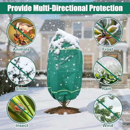 IC ICLOVER Plant Covers Freeze Protection, 47"x71" Frost Blankets, 4 Pack