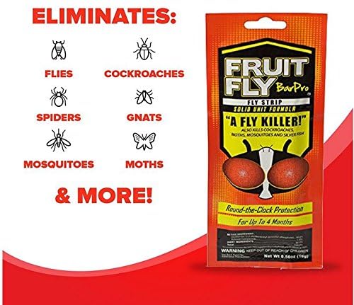 Fruit Fly BarPro – 4 Month Protection Against Flies, Cockroaches, Mosquitos & Other Pests – Portable for Indoor & Outdoor Use - size: 10 Pack
