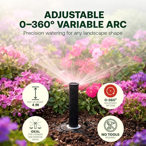 Rain Bird 1804VAN 1800 Series Professional - 4 Inch Pop Up Sprinkler Head - size: 4 Inch