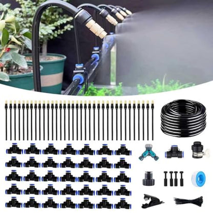 131FT Drip Irrigation System, Tool-Free Quick Connectors - size: 131 FT