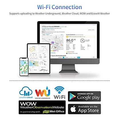 Ecowitt GW1106 Soil Moisture Meter Kit, Includes GW1100 Wi-Fi Gateway and WH51 Soil Moisture Sensor, 915 MHz - color: GW1106BU