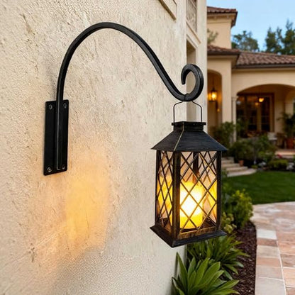 Lifyzoon Heavy Duty Plant Hanger Bracket Outdoor (22"/Black) - size: 1A-22 Inch