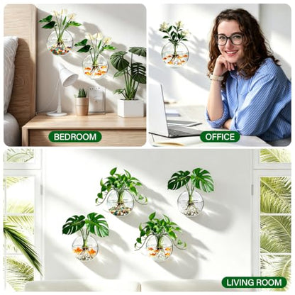 Window Propagation Stations, Wall Hanging Planters for Hydroponics