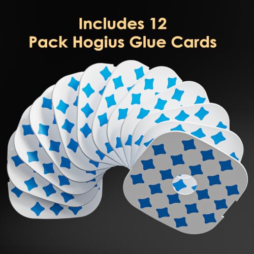 12 Pack Magnetism Glue Cards Hogius Indoor Plug-in Fly Trap Refill Pack for Hogius Indoor Fly Trap - color: White, size: 12 Glue Card