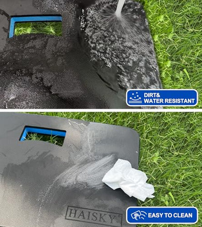 Garden Kneeling Pad, 1.2" Thick EVA Foam Knee Cushion for Gardening - color: Black&Blue