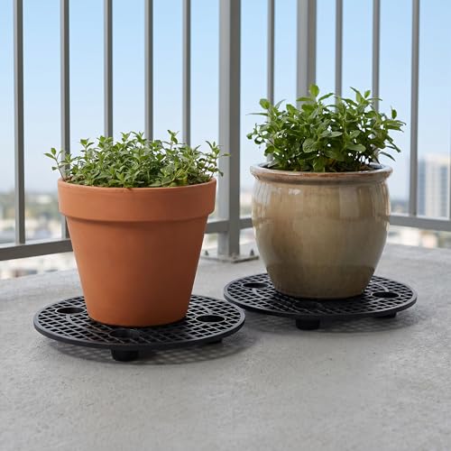 Plant Risers Outdoor Pots, Durable Planter Stand w/ Pot Feet