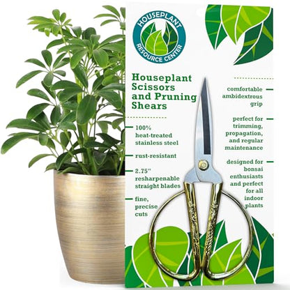 Houseplant Pruning Shears, Stainless Steel Scissors for Trimming & Notching