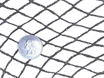 Green Vista 1/2 Inch Commercial Quality Bird Barrier Netting 20x10 Feet - Protects Vegetables, Fruit Trees, Berry Shrubs, Flowers - Small Mesh Size, Heavy Duty, UV Resistance, Steel Stakes