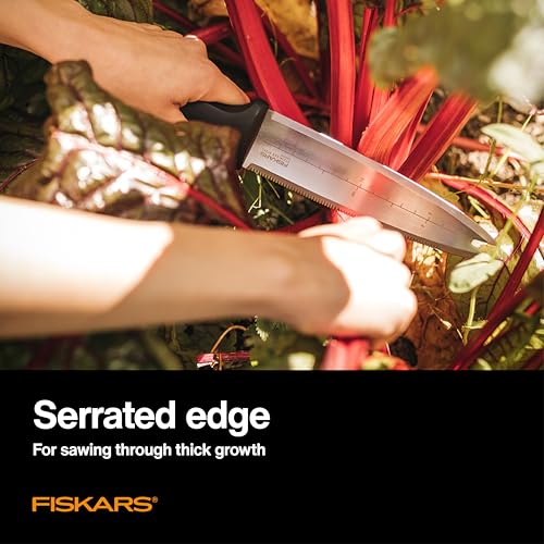 Fiskars Hori Hori Garden Knife with Sheath, Heavy Duty Gardening Hand Tool - style: Hori Knife