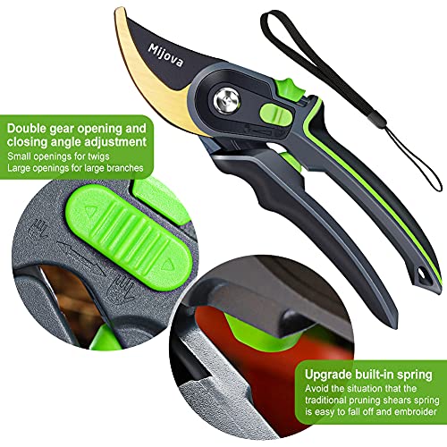 Garden Shears & Clippers, Professional Pruning Shears - color: Green