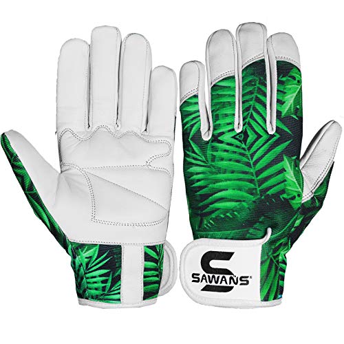 Gardening Gloves Work Leather Gloves Men Women Forearm safety Anti Slip Thorn proof Garden Working Pruning Long and Short - color: Short Gloves, size: Medium