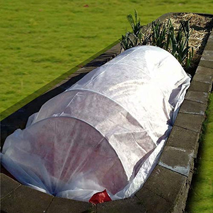 Agfabric Row Cover 0.55oz 12'x50' Frost Blanket for Winter Protection Plant Covers Feeeze Protection,White - color: White, size: 0.55oz-12'*50'