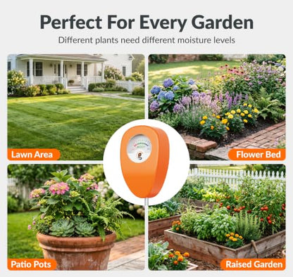 Giraffe Tools Garden Hose 5/8", 25FT Hose with Nozzle & Moisture Meter Set - size: 25FT Male to Female Set New B