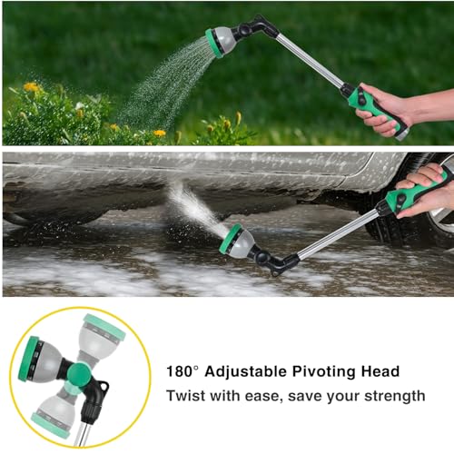 Yesker 21-Inch Watering Wand for Garden Hose, Long Hose Nozzle Sprayer - size: 21 Inch