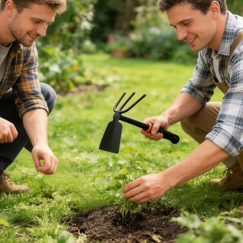 Weed Rake, Small Garden Weeder Rake, Gardening Weeding Tool for Rake for Leaves for Vegetable Gardening Backyard Farm Planting - color: Rake
