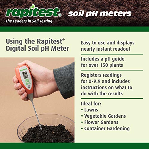 Luster Leaf Rapitest Digital Soil pH Meter. Designed and Engineered in the USA. - size: 1 Count (Pack of 1), style: Digital Soil pH Meter
