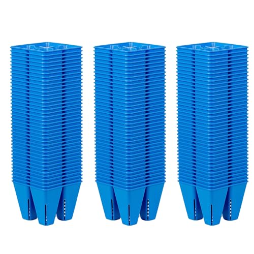Bootstrap Farmer 4-Cell Inserts for 1020 Trays, 120 Pack, Blue | Reusable Air Pruning Plugs for Stronger Roots | USA Made Commercial Grade Seed Starting - color: Blue, size: 120-pack