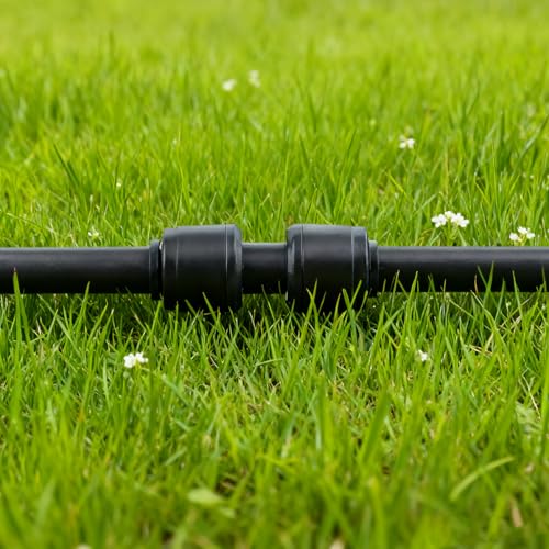 12 Pack 1/4 Inch Straight Union Quick Connect Coupling, Leak-Proof Irrigation Fitting for 1/4" Tubing, Easy Install for Garden, Farm, Sprinkler Systems - style: 1/4" straight connect(12)