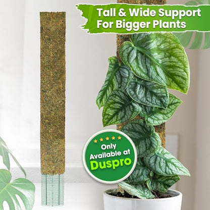 DUSPRO 59" Flat Mesh Moss Pole for Big Climbing Plants, (1pc., 59'') - size: 59" FLAT MOSS POLE