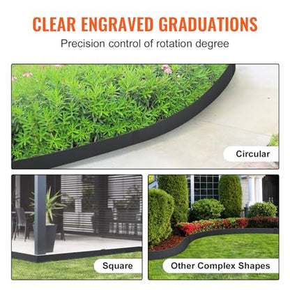 VEVOR Steel Landscape Edging, 4-Pack Steel Garden Edging Borders, 40" L x 12" H Strips, Hammer-in Edging Border with 6 Clips, Bendable Metal Landscape Edging for Yard, Garden, Lawn - size: 40" L x 12" H,4 Pack, style: Modern