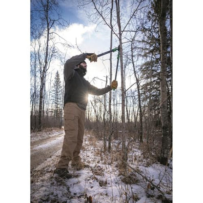 Hooyman Forged Loppers and Ratchet Pruner with Heavy Duty Steel Construction, Ergonomic No-Slip H-Grip Handles, and Blade Lock for Gardening, Land Management, Yard Work, Trimming, Pruning, and Outdoor - style: Forged Loppers