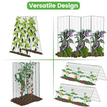 Foldable Cucumber Trellis 48" L x 34" W - size: 48" L x 34" W
