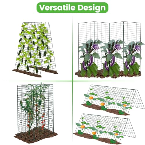 Foldable Cucumber Trellis 48" L x 34" W - size: 48" L x 34" W