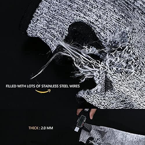 G & F PRODUCTS 100% Kevlar fiber by DuPont Cut Resistant Knit Sleeve, Sold by 6-piece pack - color: Grey