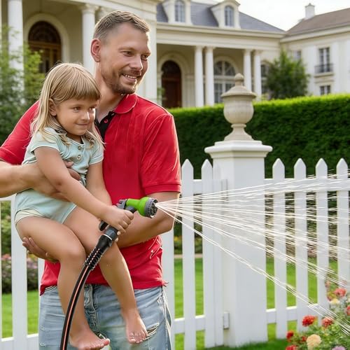 Garden Hose 15 ft x 5/8",Heavy Duty Water Hose - color: Black, size: 15FT