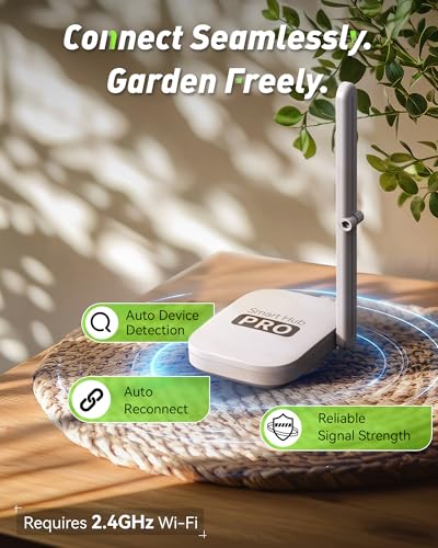 RAINPOINT WiFi Water Hose Timer with Brass Inlet&Outlet, Smart Sprinkler Timer for Watering with Gateway, WiFi Watering System for Garden, Automatic Irrigation System for Lawns and Yard - size: 1-Zone