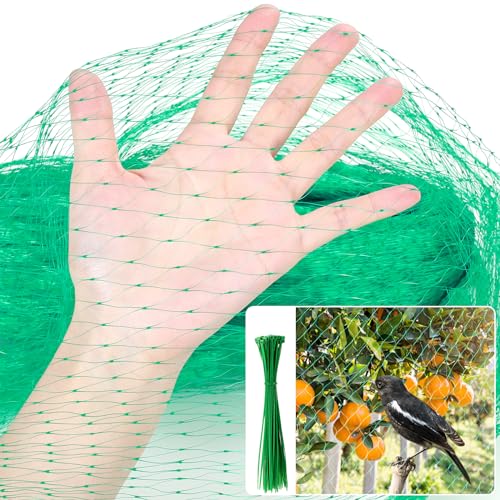 Kikhope Bird Netting, 13x40 ft Bird Barrier Netting for Garden - size: 13x40 ft